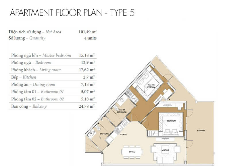 floor layout - type 5