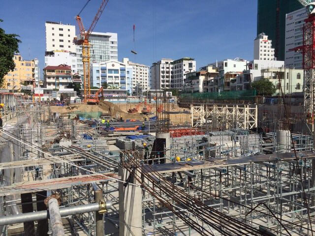 Hình ảnh tiến độ mới nhất dự án AB Central Square Nha Trang